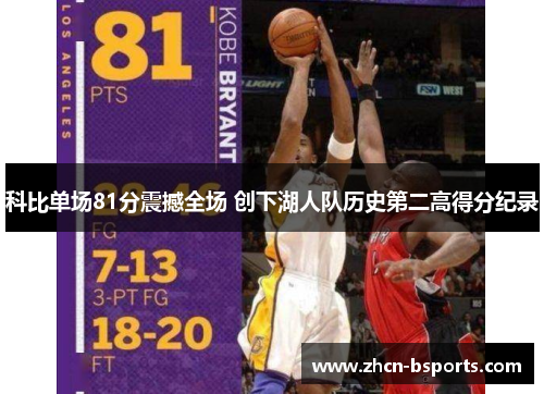 科比单场81分震撼全场 创下湖人队历史第二高得分纪录
